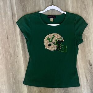 Vintage Y2K USF bulls collegiate top